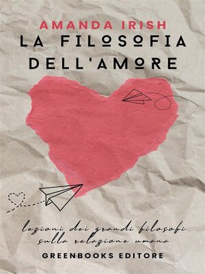 cover image of La filosofia dell'amore